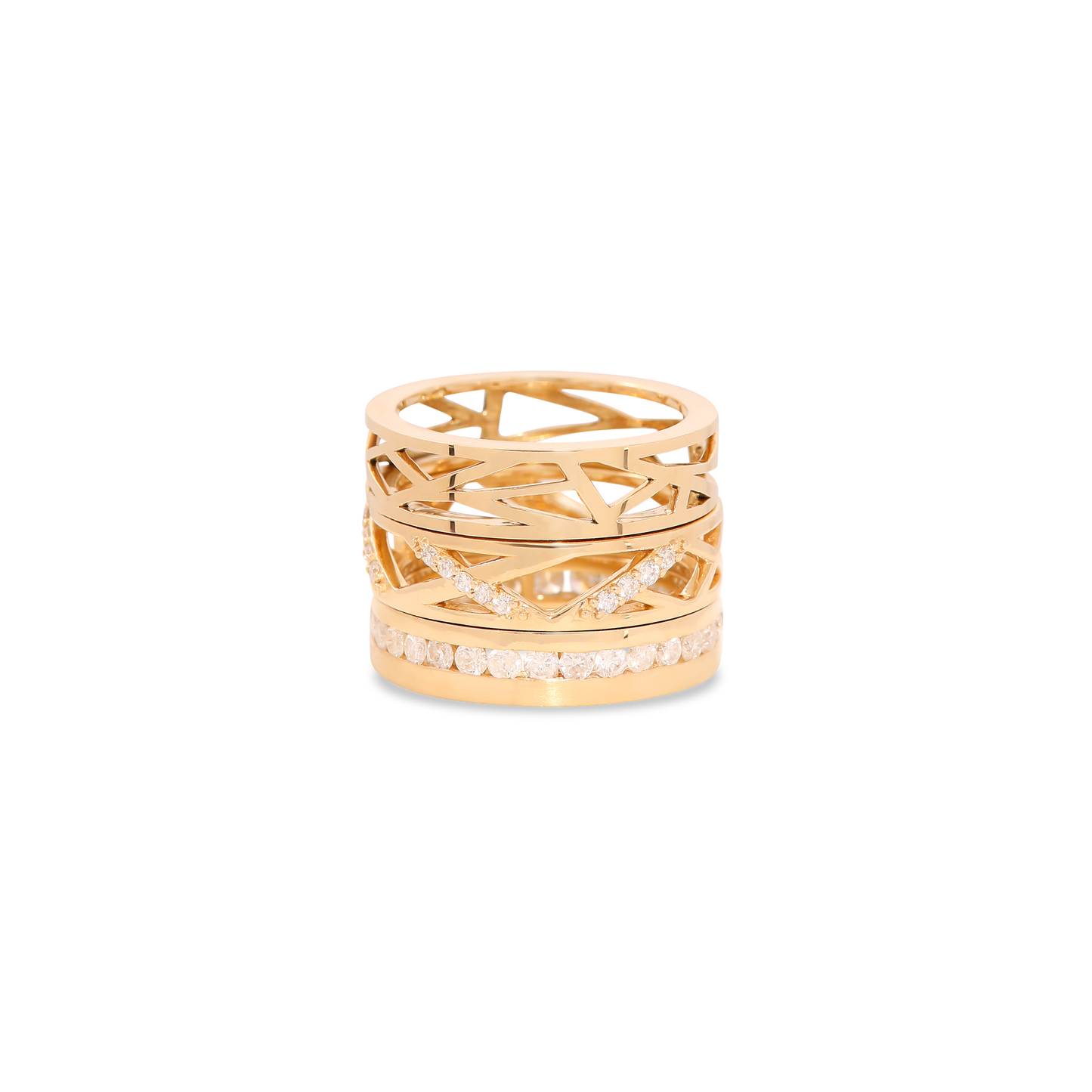 Versant Ring Yellow gold
