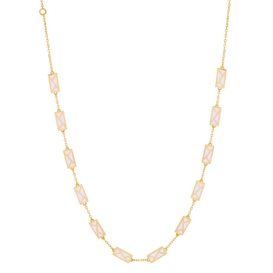 Mélange Chocker White