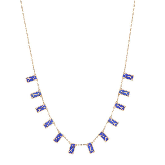 Mélange Choker Blue